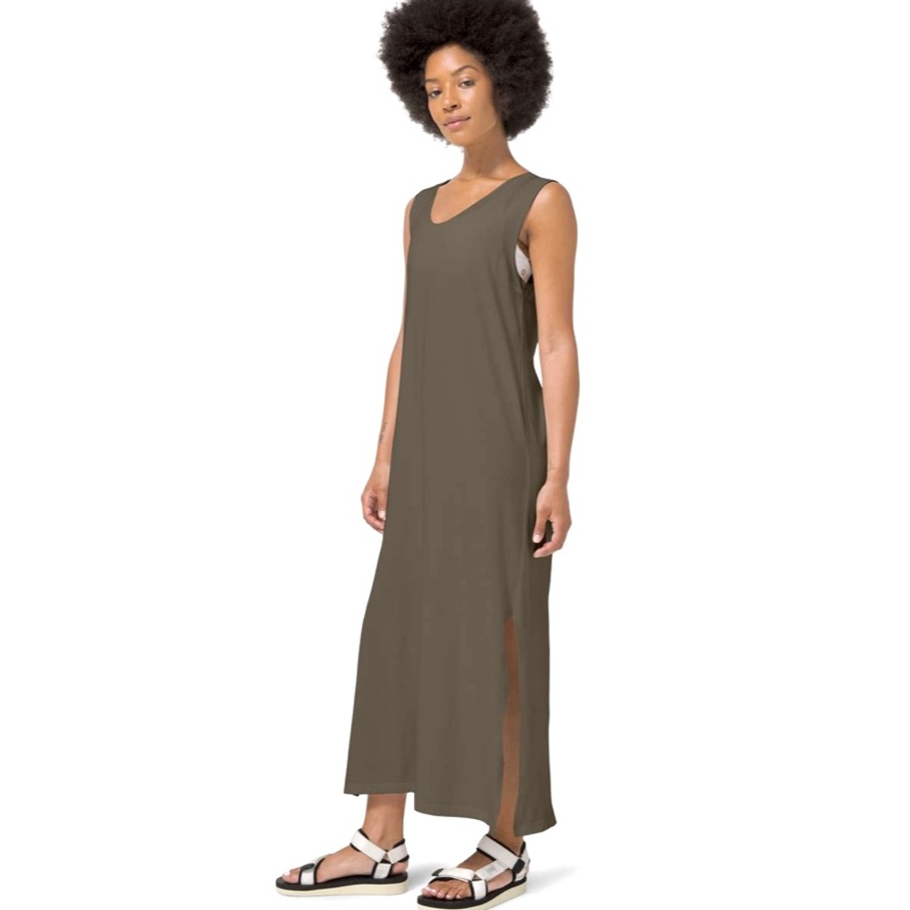 lululemon athletica Olive Green Sleeveless Maxi Dress